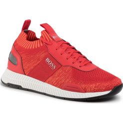 Sneakersy BOSS - Titanium 50428541 10225853 01 Open Red 640. Czerwone sneakersy męskie Boss, bez zapięcia. Za 849,00 zł.