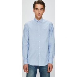 Tommy Hilfiger - Koszula. Niebieskie koszule męskie TOMMY HILFIGER, s, bez wzorów, z elastanu, casualowe, button down, z długim rękawem. Za 359,90 zł.
