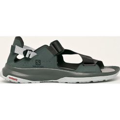 Salomon - Sandały Tech Sandal. Czarne kapcie męskie Salomon, z gumy. W wyprzedaży za 299,90 zł.