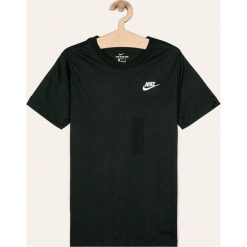 Nike Kids - T-shirt dziecięcy 122-170 cm. Czarne t-shirty chłopięce Nike Kids, bez wzorów, z bawełny, bez rękawów. Za 59,90 zł.