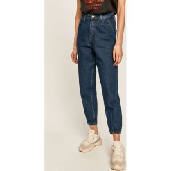 Answear - Jeansy. Niebieskie jeansy damskie ANSWEAR, s, z podwyższonym stanem. Za 149,90 zł.