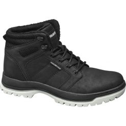 Trekkingowe buty męskie Highland Creek czarne. Czarne buty trekkingowe męskie marki Highland Creek, z materiału, na sznurówki. Za 139,90 zł.