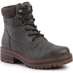 Trapery TOM TAILOR - 7990006 Coal. Szare trapery damskie Tom Tailor, ze skóry ekologicznej, bez obcasa, bez zapięcia. W wyprzedaży za 209,00 zł.