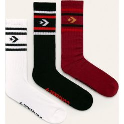 Converse - Skarpety (3 pack). Czarne skarpetki męskie Converse, bez wzorów, z elastanu. W wyprzedaży za 44,90 zł.