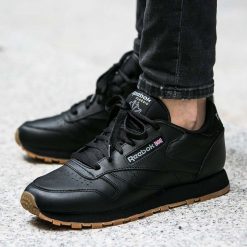 Buty Reebok Classic Leather (49804). Czarne buty sportowe damskie reebok classic Reebok, z materiału. Za 159,99 zł.