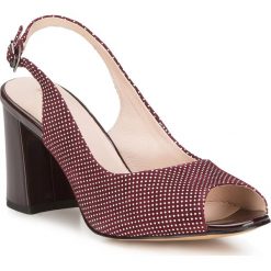 Buty damskie. Szare czółenka damskie Wittchen, bez wzorów, ze skóry, bez obcasa, na obcasie. W wyprzedaży za 199,90 zł.
