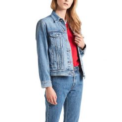 Levi's Ex-Boyfriend Kurtka Niebieski. Niebieskie kurtki damskie Levi's®, na wiosnę, s, bez wzorów, z bawełny. Za 516,95 zł.