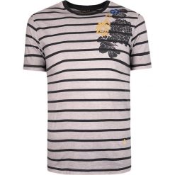 Patrizia Pepe T-shirt. T-shirty męskie Patrizia Pepe, bez wzorów, z bawełny, z okrągłym kołnierzem. Za 129,00 zł.
