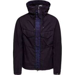 Kurtka C.P. COMPANY RASO C-P GARMENT DYED GOGGLE. Niebieskie płaszcze męskie CP Company, bez wzorów, z bawełny. Za 3210,00 zł.