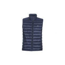 Kurtki pikowane Gant THE LIGHT DOWN GILET. Niebieskie kurtki męskie GANT, s, bez wzorów, bez kaptura. Za 755,70 zł.