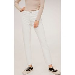 Mango - Jeansy Relax. Białe jeansy damskie Mango. Za 139,90 zł.