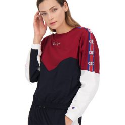 CHAMPION COLOUR BLOCK TRACK SWEATSHIRT > 112550-RS517. Bluzy damskie Champion, l, z aplikacjami, z materiału, bez rękawów, długie, bez kaptura. Za 379,99 zł.