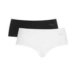 Sloggi Figi ZERO Microfibre 2 Pack czarny biały female czarny/biały L (44/46). Czarne majtki damskie Sloggi, s, z mikrofibry. Za 79,00 zł.