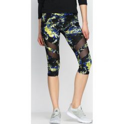 Spodnie damskie: Żółte Legginsy Soundscape