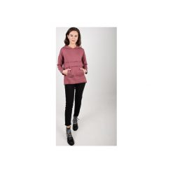 Bluza Mary bambus z kapturem. Czerwone bluzy damskie marki Easy- Peasy, s, bez wzorów, z dzianiny, bez rękawów, z kapturem. Za 199,00 zł.