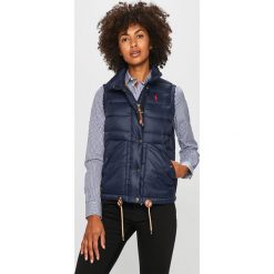 Polo Ralph Lauren - Bezrękawnik. Niebieskie kurtki damskie s, z bawełny. W wyprzedaży za 489,90 zł.