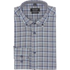 Koszule męskie: koszula bexley 2458 długi rękaw slim fit granatowy