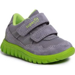 Sneakersy SUPERFIT - 6-09191-25 M Hellgrau/Grun. Szare sandały chłopięce Superfit, bez wzorów, z zamszu, bez zapięcia. Za 219,00 zł.