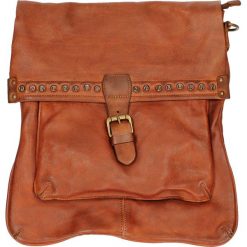 Torba - PLEA012 TAN. Żółte torebki klasyczne damskie Venezia, ze skóry. Za 379,00 zł.
