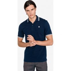 G-Star RAW Dunda Polo Koszulka Niebieski. Niebieskie podkoszulki męskie G-Star RAW, m, bez wzorów, z elastanu, retro, polo, bez rękawów. Za 249,95 zł.