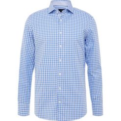 Hackett London GINGHAM DOBBY Koszula blue. Niebieskie koszule męskie marki Hackett London, xxl, bez wzorów, z bawełny, biznesowe, bez kołnierzyka, bez rękawów. Za 589,00 zł.