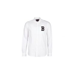 Koszule z długim rękawem Scotch Soda REGULAR FIT AMS BLAUW OXFORD SHIRT WITH BADGE. Białe koszule męskie Scotch & Soda, s, bez wzorów, bez kołnierzyka, z długim rękawem. Za 349,00 zł.