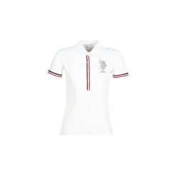 Koszulki polo z krótkim rękawem U.S Polo Assn. KIMBERLY POLO SS. Białe koszulki damskie U.S. Polo Assn., s, bez wzorów, polo, z krótkim rękawem. Za 279,20 zł.