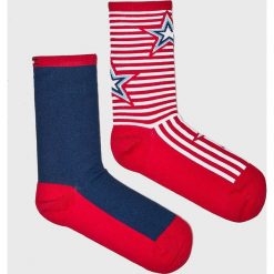 Tommy Hilfiger - Skarpetki (2-Pack). Szare skarpetki damskie TOMMY HILFIGER, z bawełny. Za 44,90 zł.