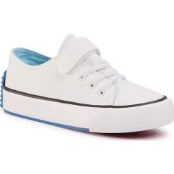 Trampki BIG STAR - FF374067 White. Białe półbuty dziewczęce BIG STAR, na rzepy. Za 109,00 zł.