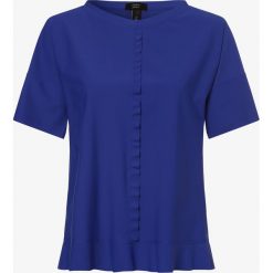 Marc Cain Collections - Bluzka damska, niebieski. Niebieskie bluzki damskie Marc Cain Collections, bez wzorów, bez kołnierzyka, bez rękawów. Za 429,95 zł.