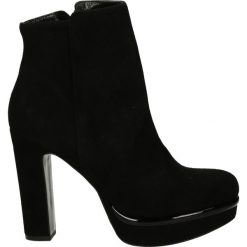 Botki - 0718 CA-VE NE. Czarne botki damskie lity Venezia, ze skóry. Za 299,00 zł.