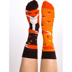 Nanushki - Skarpetki FireFox Sox. Szare skarpetki damskie Nanushki, z bawełny. Za 24,90 zł.