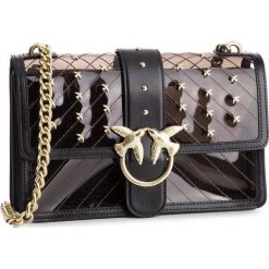 Torebka PINKO - Love Plastic Tracolla PE 19 PLTT 1P21AH Y5EZ Black Z99. Czarne torebki klasyczne damskie marki Pinko, bez wzorów, ze skóry, eleganckie, bez dodatków. Za 1319,00 zł.