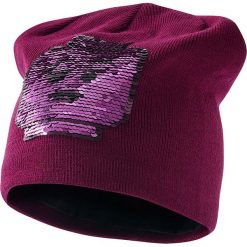 Czapka "Amanda 706" w kolorze bordowym. Różowe czapeczki niemowlęce Legowear, ze skóry. W wyprzedaży za 49,95 zł.