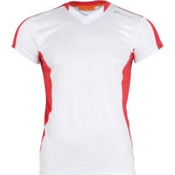 Spokey Koszulka męska TS821-MS16-00X biało-czerwona r. L. Czerwone t-shirty męskie marki Spokey, m, do piłki nożnej. Za 17,05 zł.