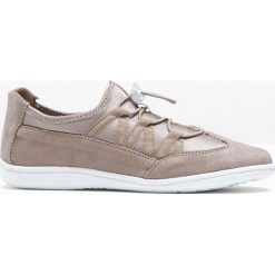 Sneakersy bonprix brunatny. Pomarańczowe buty sportowe damskie bonprix. Za 79,99 zł.