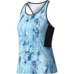 Adidas Koszulka Essex Tr Tank Samba Blue /Black M. Niebieskie bluzki damskie do fitnessu marki Adidas, m, ze skóry, climalite (adidas). W wyprzedaży za 149,00 zł.