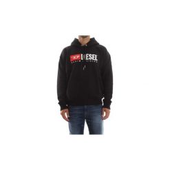 Bluzy Diesel 00SH34 0CATK S-DIVISION SWEAT m__czyzna BLACK. Czarne bluzy męskie Diesel, s, bez wzorów, bez kołnierzyka, bez rękawów, bez kaptura. Za 415,83 zł.