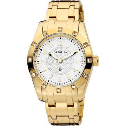 Zegarek kwarcowy w kolorze biało-złotym. Żółte, analogowe zegarki damskie Esprit Watches, szklane. W wyprzedaży za 318,95 zł.