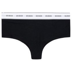 Figi klasyczne Guess O97E03 JR04P. Szare figi damskie Guess, xl, z aplikacjami, z elastanu. W wyprzedaży za 59,00 zł.