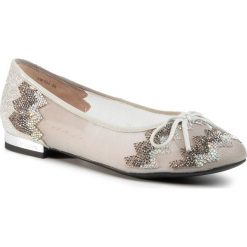 Baleriny SCA'VIOLA - B-176 Grey. Szare baleriny damskie Sca'viola, bez wzorów, ze skóry, bez obcasa. Za 319,00 zł.