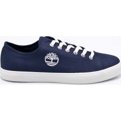 Timberland - Tenisówki. Niebieskie trampki męskie Timberland, bez wzorów, z gumy, na sznurówki. W wyprzedaży za 199,90 zł.