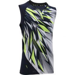 Koszulka badminton 990. Białe koszulki męskie PERFLY, xl, bez wzorów, z poliesteru, bez kołnierzyka, bez rękawów. Za 79,99 zł.