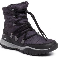 Śniegowce KAPPA - Sveberg 242792 Black 1111. Niebieskie kozaki damskie Kappa, na zimę, ze skóry ekologicznej, bez obcasa, bez zapięcia. Za 159,95 zł.