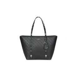 Torby shopper Guess COAST TO COAST TOTE. Czarne torby damskie na zakupy marki Guess, z aplikacjami. Za 511,20 zł.
