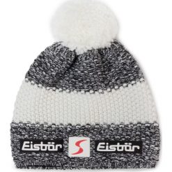 Czapka damska EISBÄR - Styler Pompon 33014 109. Czarne czapki damskie Eisbär, z wełny. W wyprzedaży za 169,00 zł.