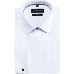 Koszula SIMONE KDBS000349. Białe koszule męskie Giacomo Conti, m, bez wzorów, z bawełny, eleganckie, z klasycznym kołnierzykiem, z długim rękawem. Za 149,00 zł.