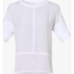 Marc Cain Sports - Koszulka damska, biały. Białe bluzki sportowe damskie Marc Cain Sports, bez wzorów, z szyfonu, bez kołnierzyka, bez rękawów, bez kaptura. Za 569,95 zł.