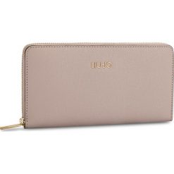 Portfele damskie: Duży Portfel Damski LIU JO – Xl Zip Around Isola A68174 E0087 Red Sand 61509
