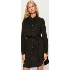 Only - Sukienka. Czarne sukienki damskie ONLY, na co dzień, s, bez wzorów, z elastanu, casualowe, bez kołnierzyka, z długim rękawem, długie, mini, proste. W wyprzedaży za 189,90 zł.